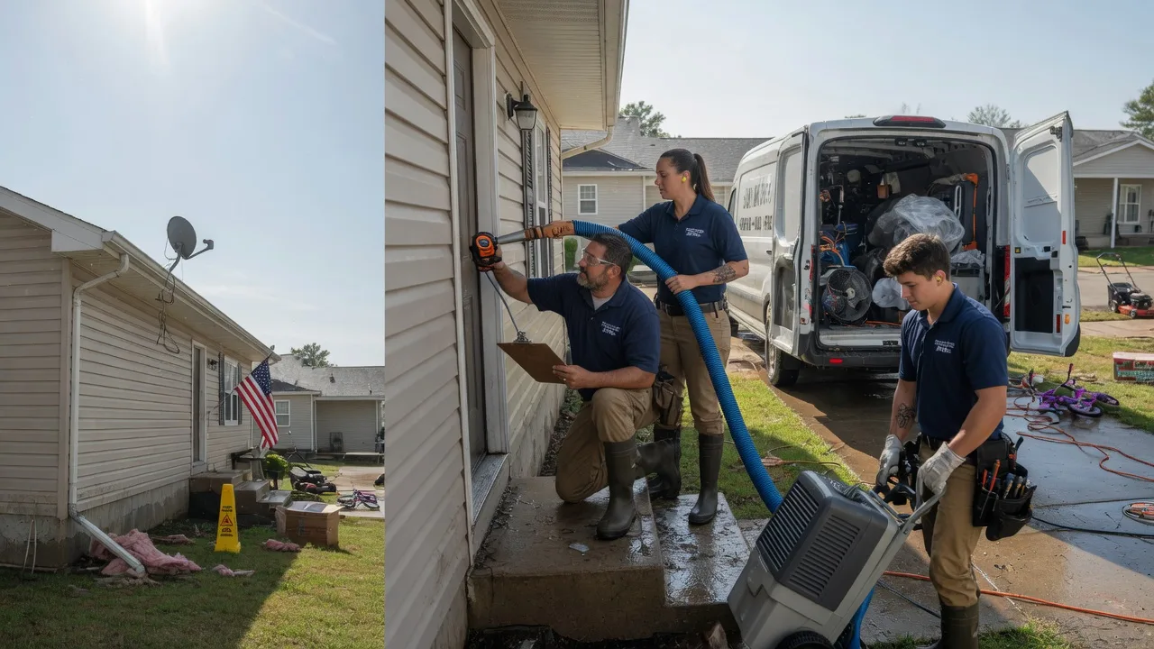 Ceiling Water Damage Restoration in Bland, VA near me